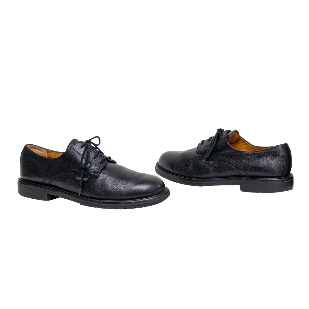 Mephisto Goodyear Welt Black Pebbled Leather Derby Shoes Mens 9.5 Made Portugal
